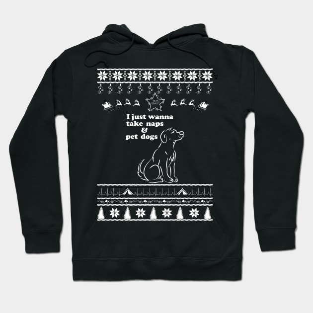 Merry Christmas Dogs Hoodie by bryanwilly